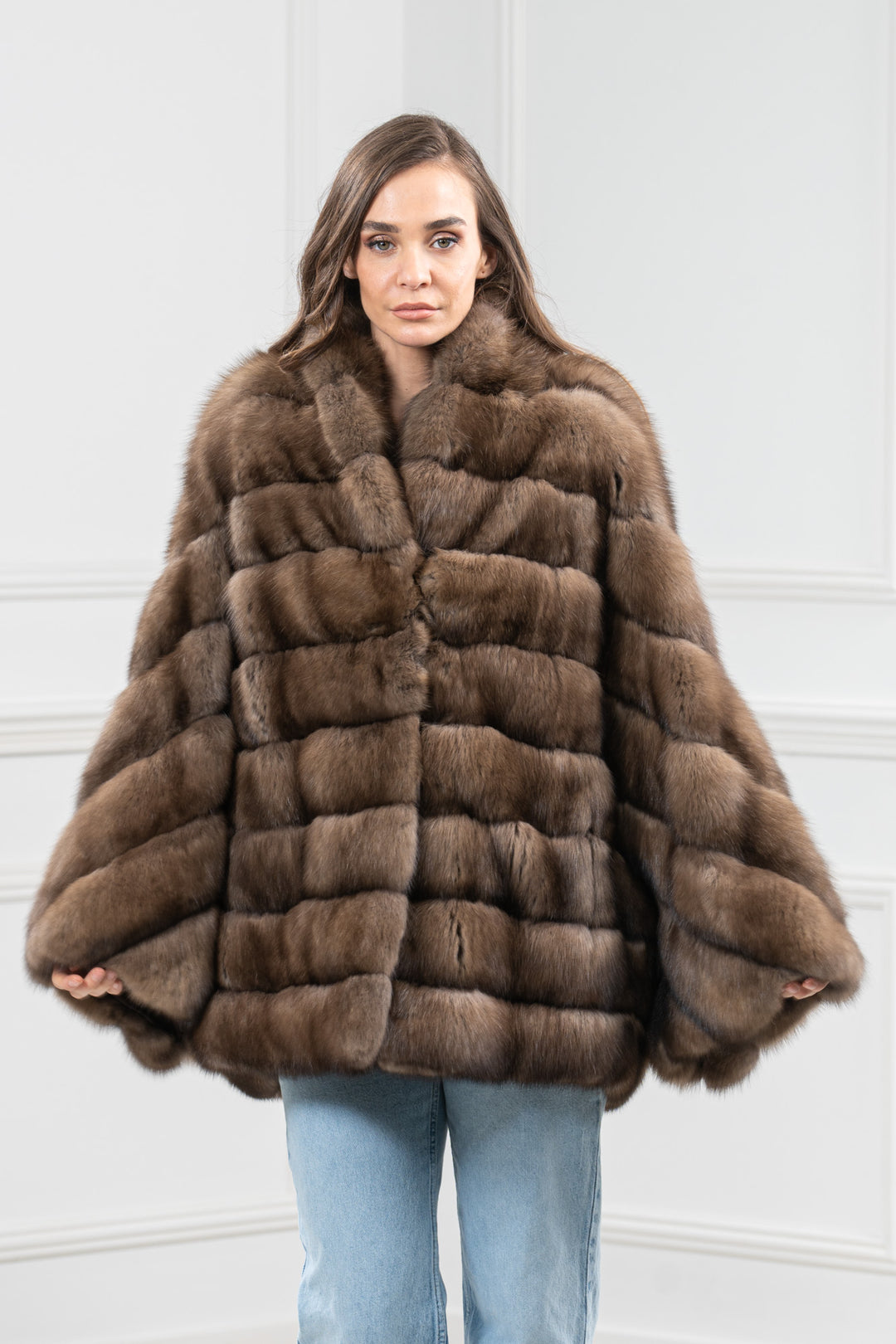 Platinum Russian Sable Fur Short Jacket - Women&