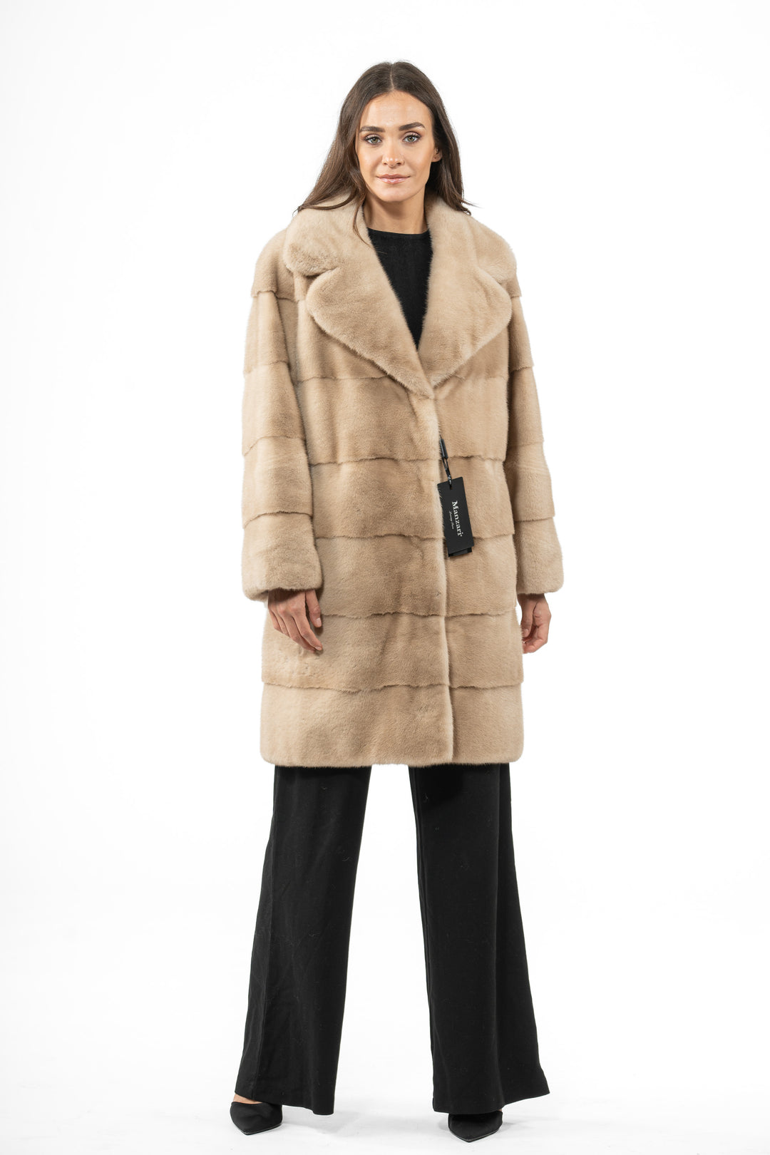 Classic Palomino Mink fur coat by manzari