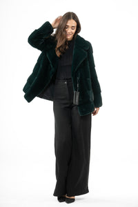 Chic Amazonia Mink fur coat by manzari for a bold statement