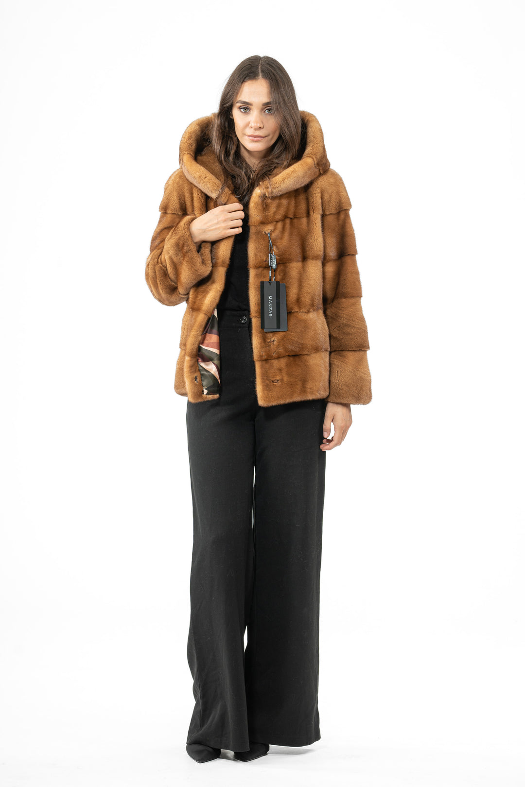 Classic Gold Mink fur coat by manzari
