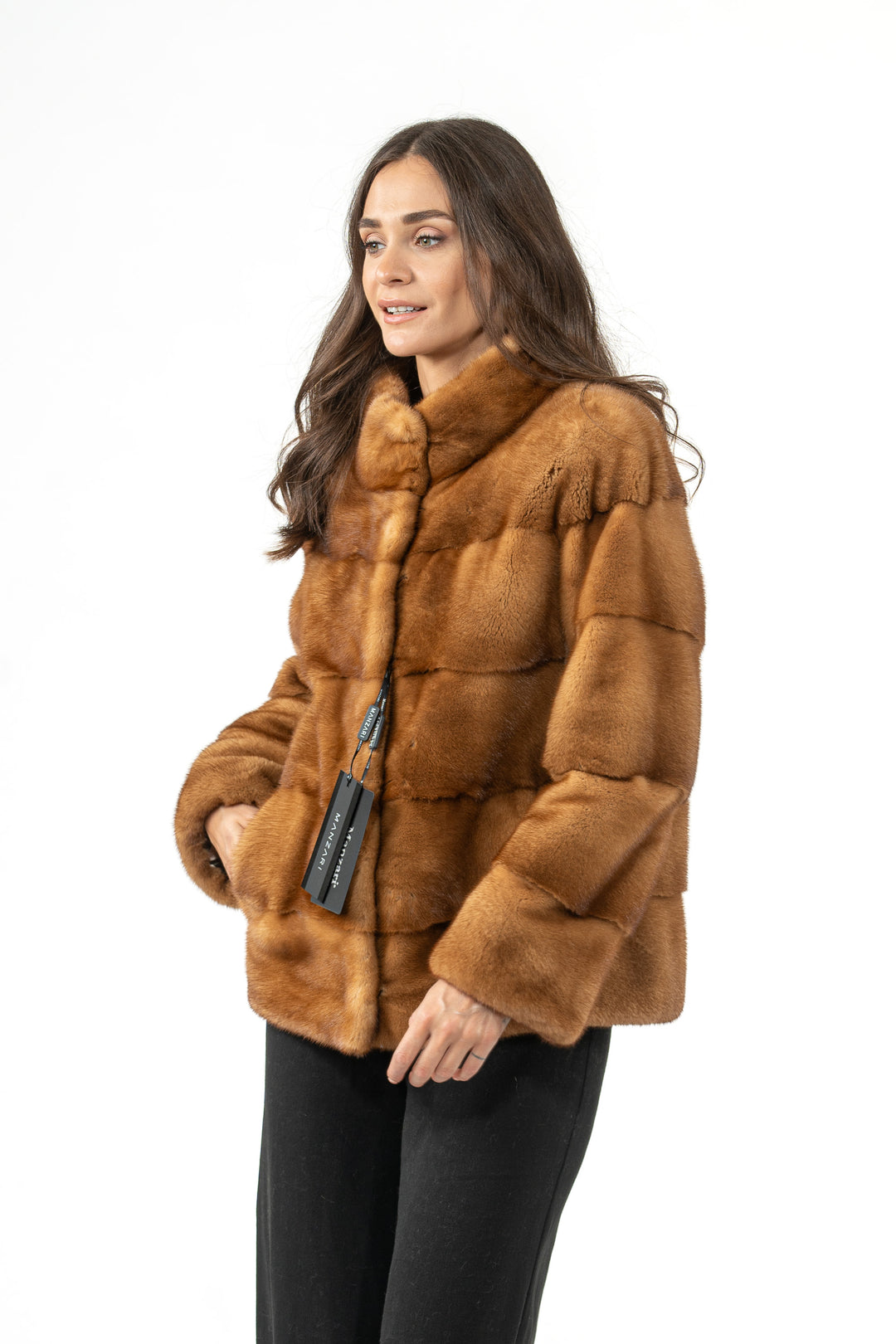 Classic Gold Mink fur coat by manzari