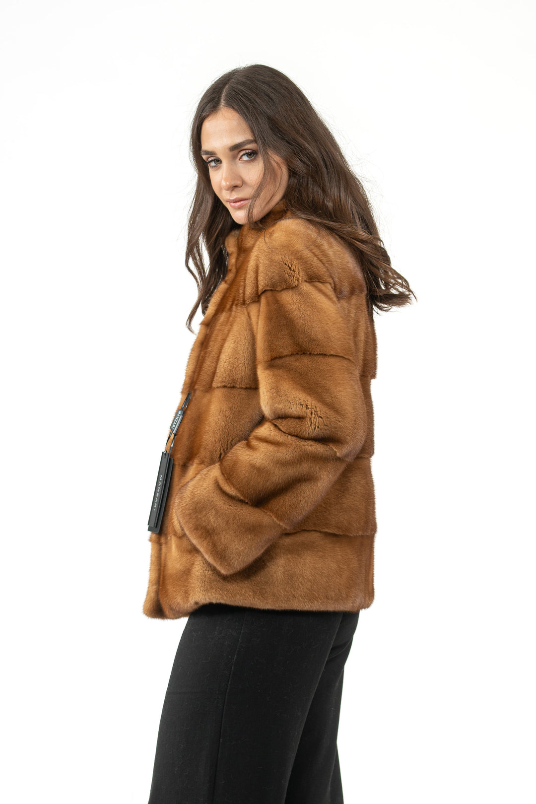 Premium Gold Mink fur coat for a sophisticated style