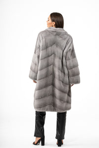 Classic Sapphire Mink fur coat by manzari