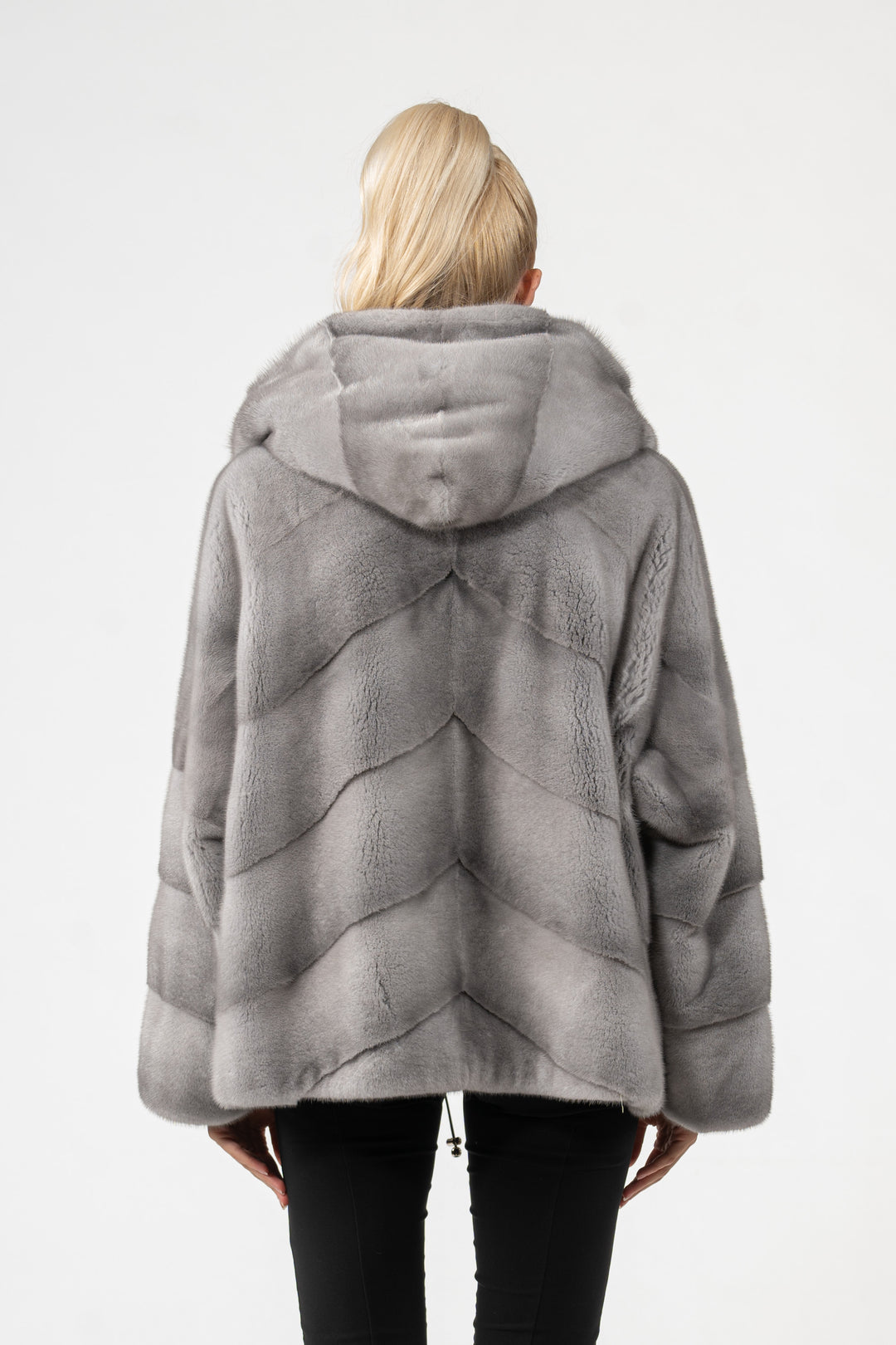 High-quality Sapphire Mink fur coat for luxury lovers