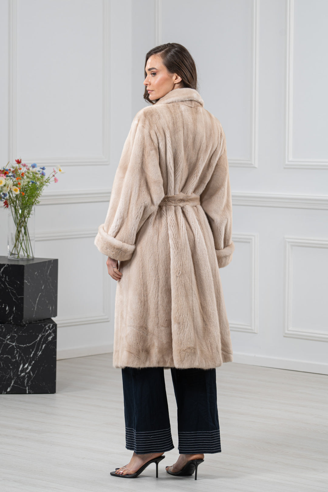 Palomino Mink Fur Jacket - Women&