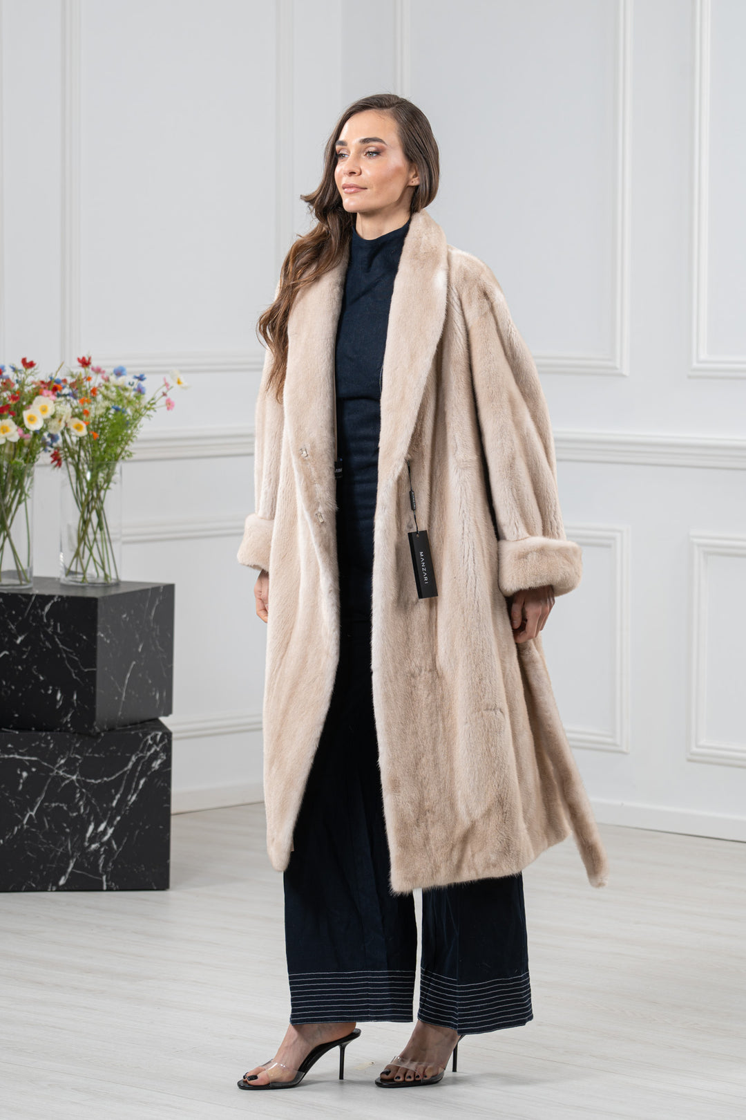 Palomino Mink Fur Jacket - Women&