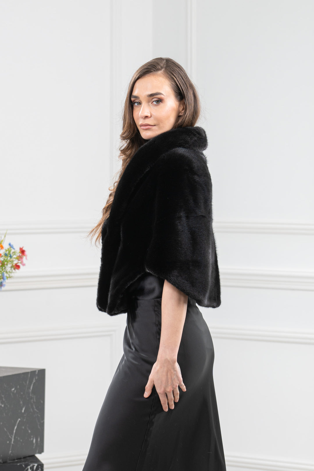 Black Mink Fur Etol - Women&