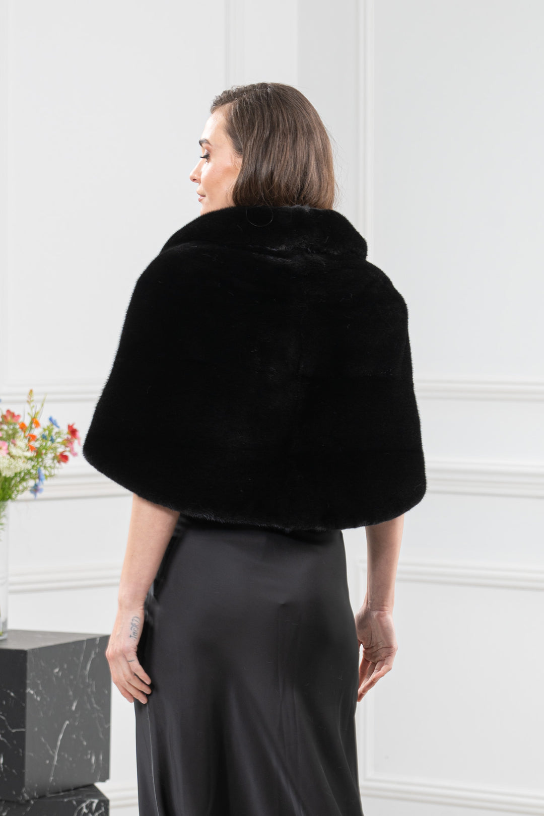 Black Mink Fur Etol - Women&