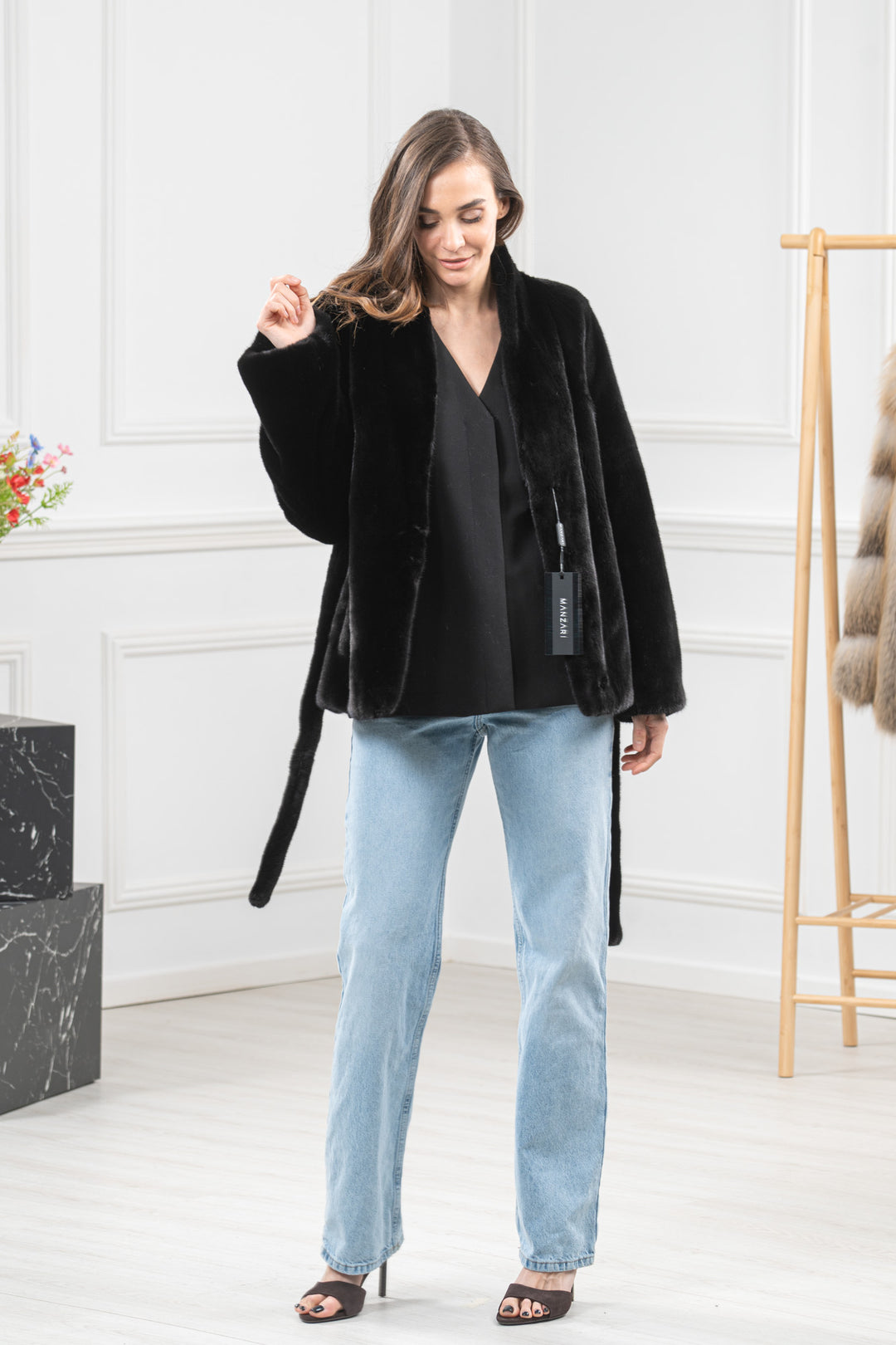 Blackglama Mink Fur Short Jacket - Women&