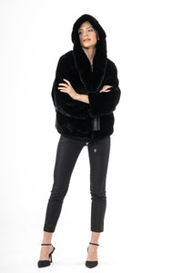 Premium Blackglama Mink fur coat for a sophisticated style