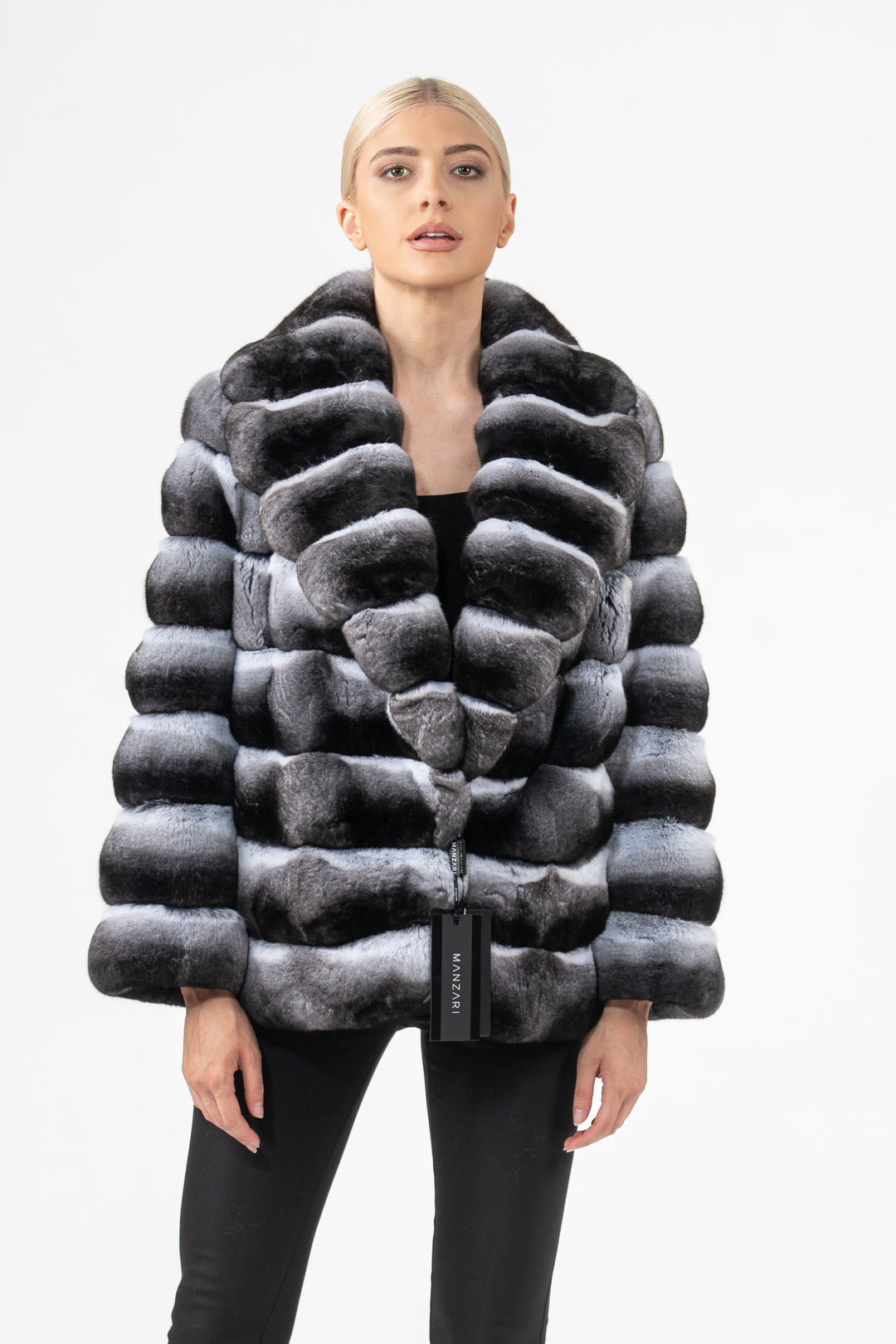 Soft and luxurious Natural Chinchilla fur coat by manzari