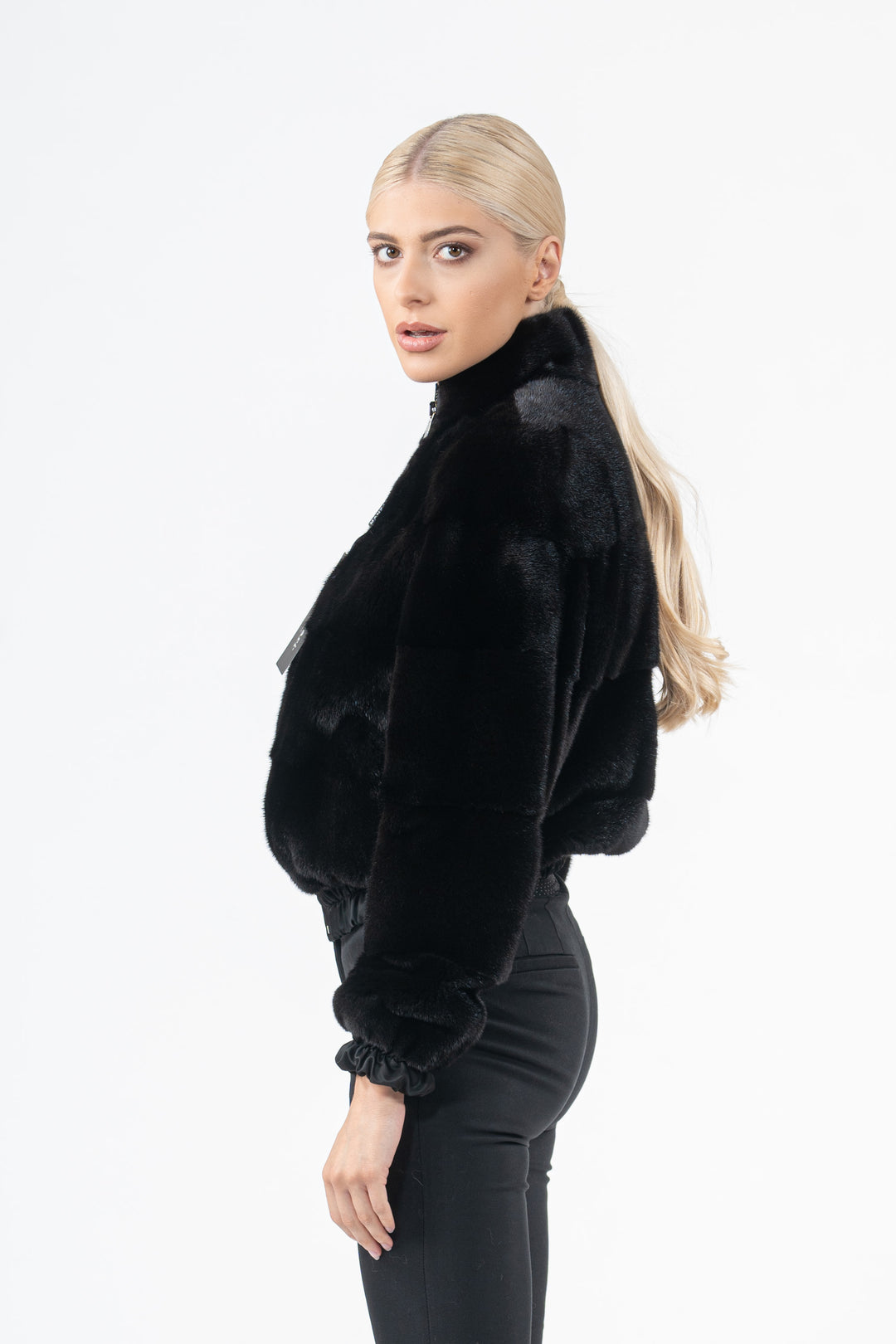 Premium Blackglama Mink fur coat for a sophisticated style