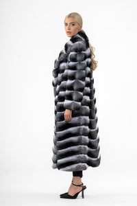 Exclusive Natural Chinchilla fur coat by manzari