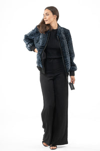 Sophisticated Profondo Swakara fur coat by manzari