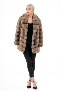 Russian sable fur coat by manzari for a bold statement