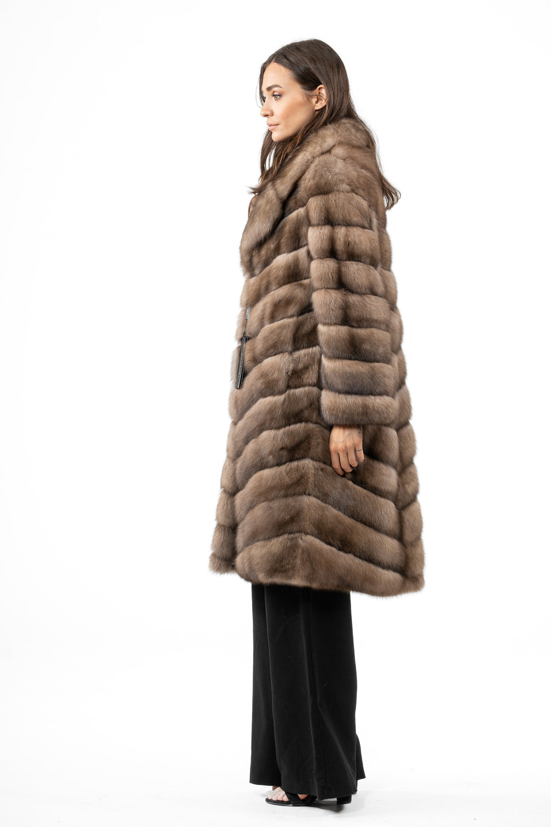 Exclusive Lavander Russian sable fur coat by manzari
