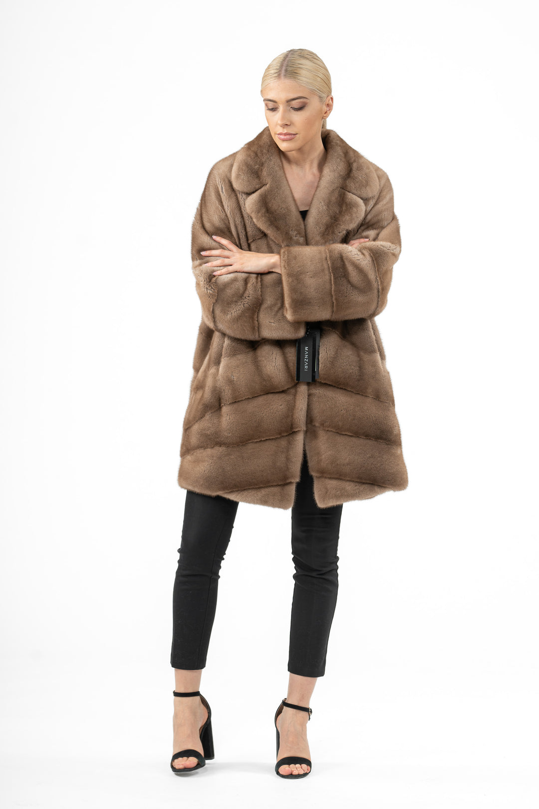 High-quality Pastel Mink fur coat for luxury lovers