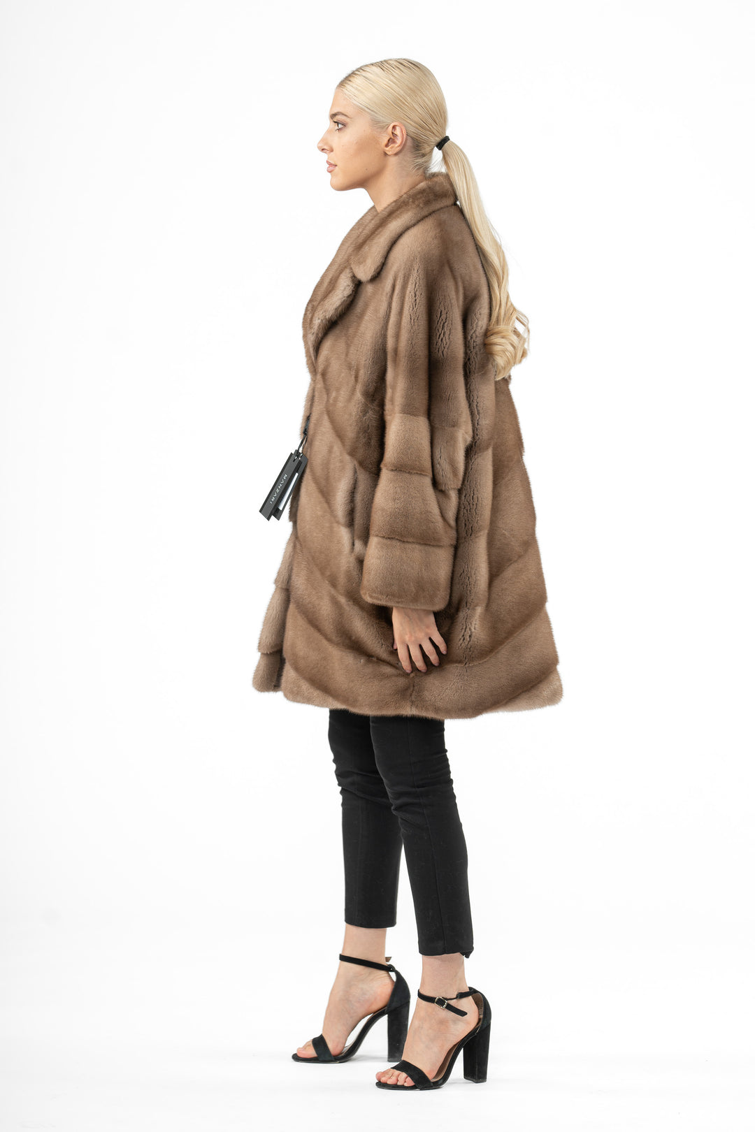 High-quality Pastel Mink fur coat for luxury lovers