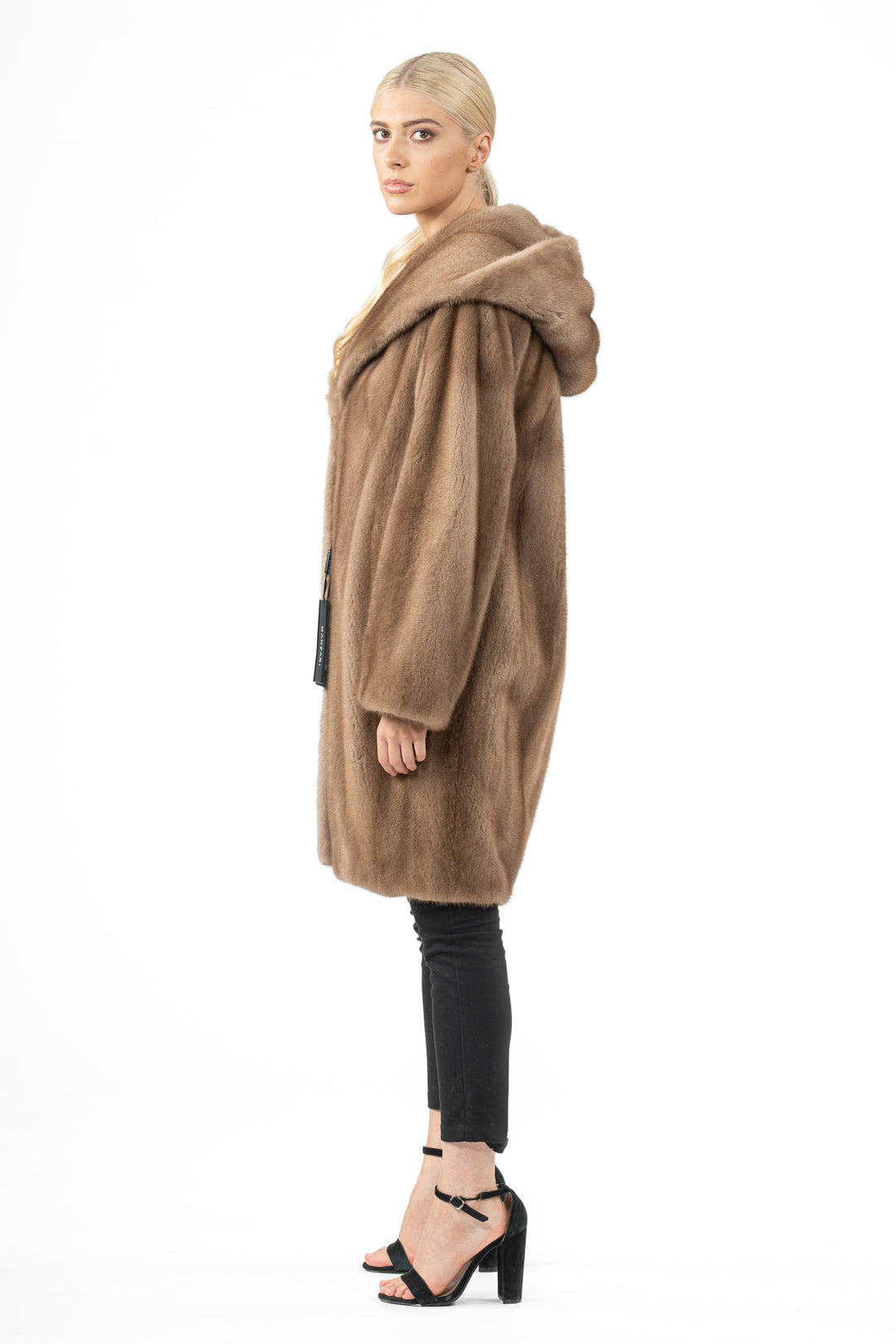 Manzari Pastel Mink fur coat for timeless elegance