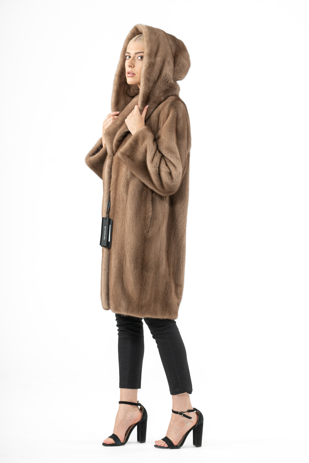 Exclusive Pastel Mink fur coat by manzari