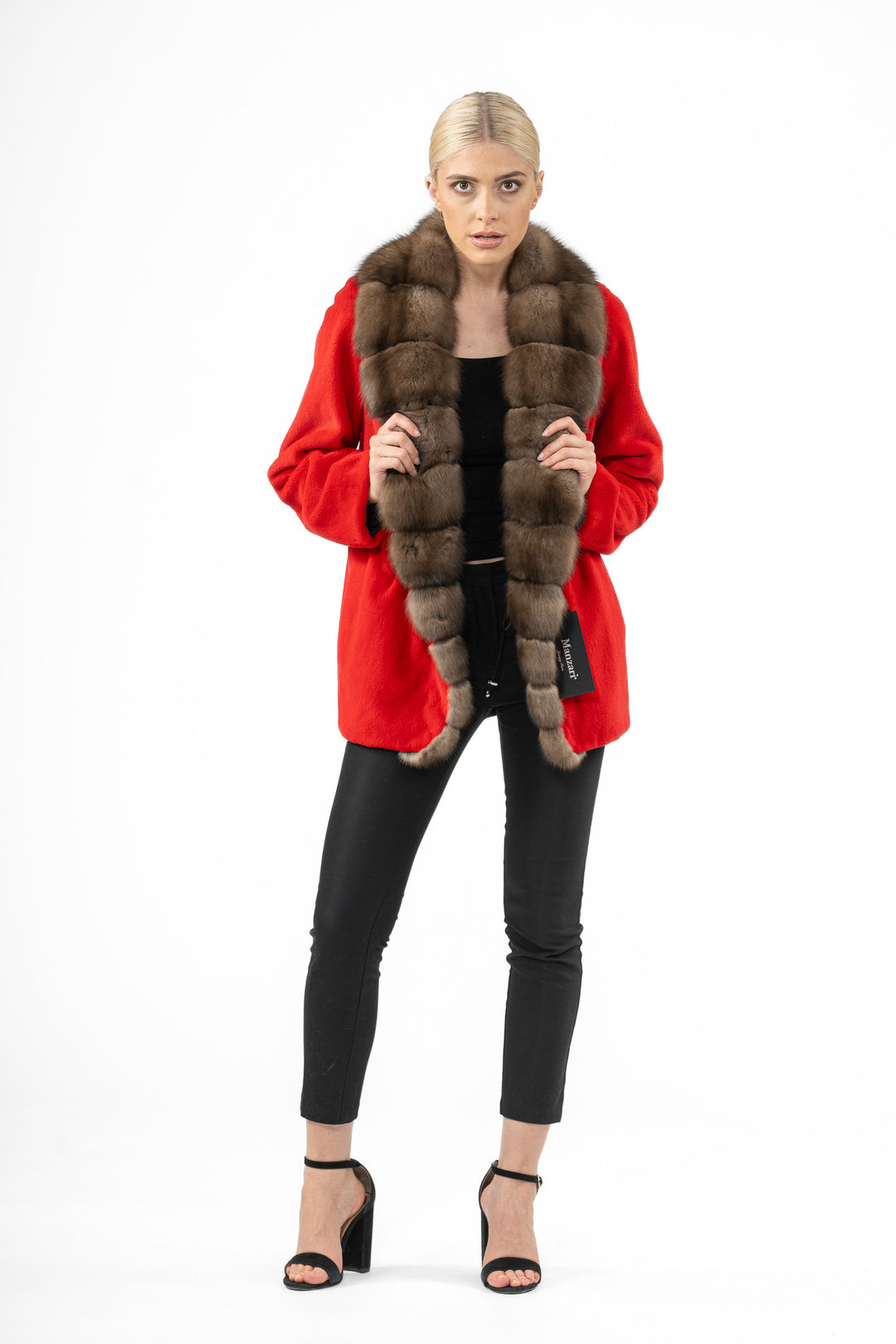 Manzari Fuego Mink fur coat for timeless elegance