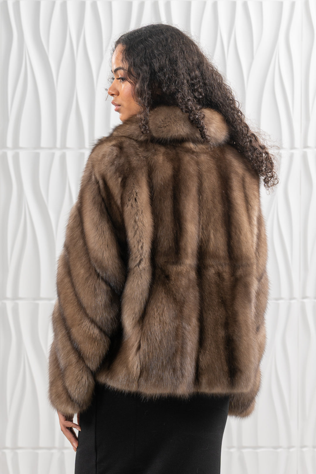 Exclusive russian sable fur coat by manzari
