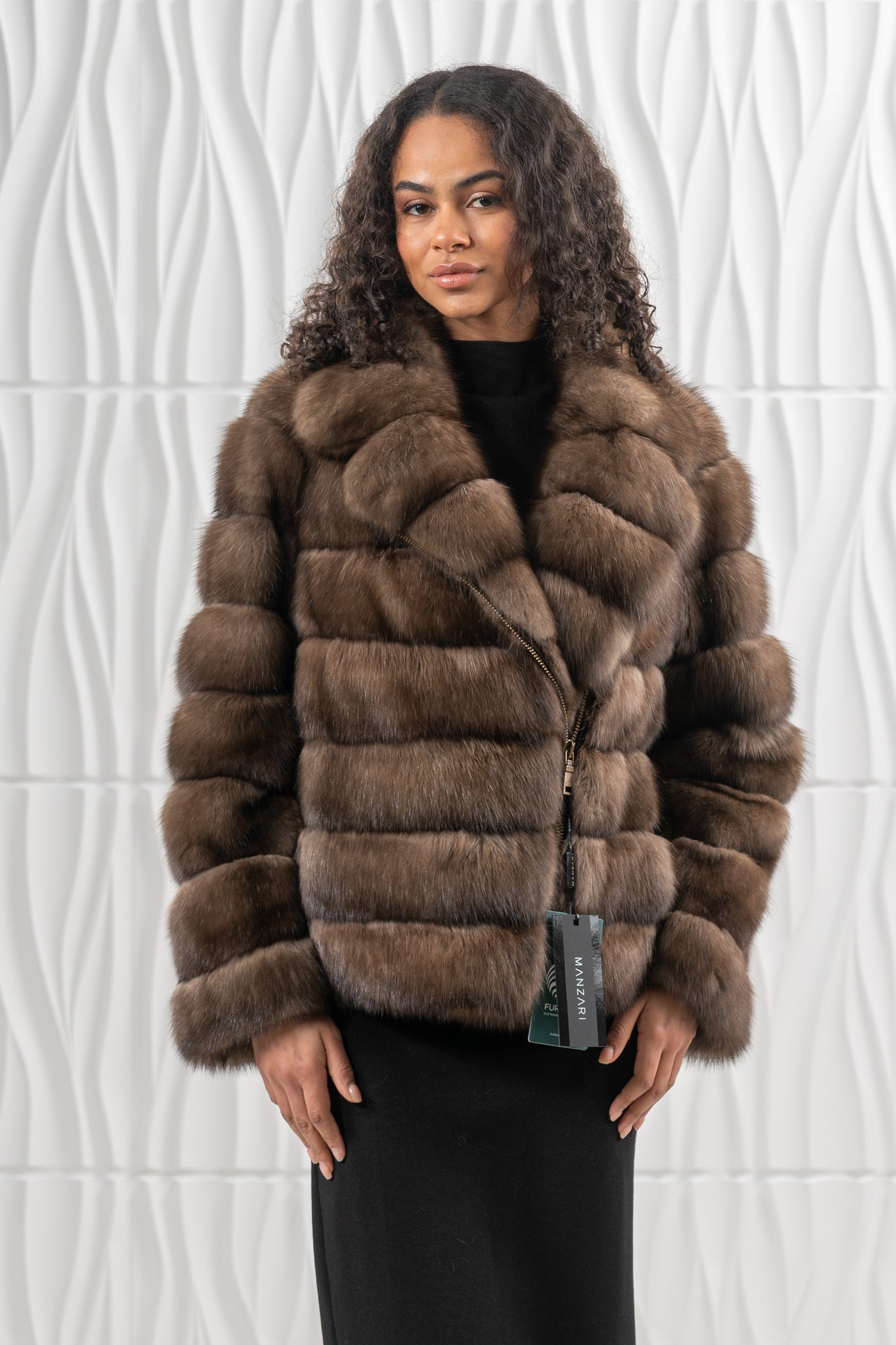 Exclusive russian sable fur coat by manzari