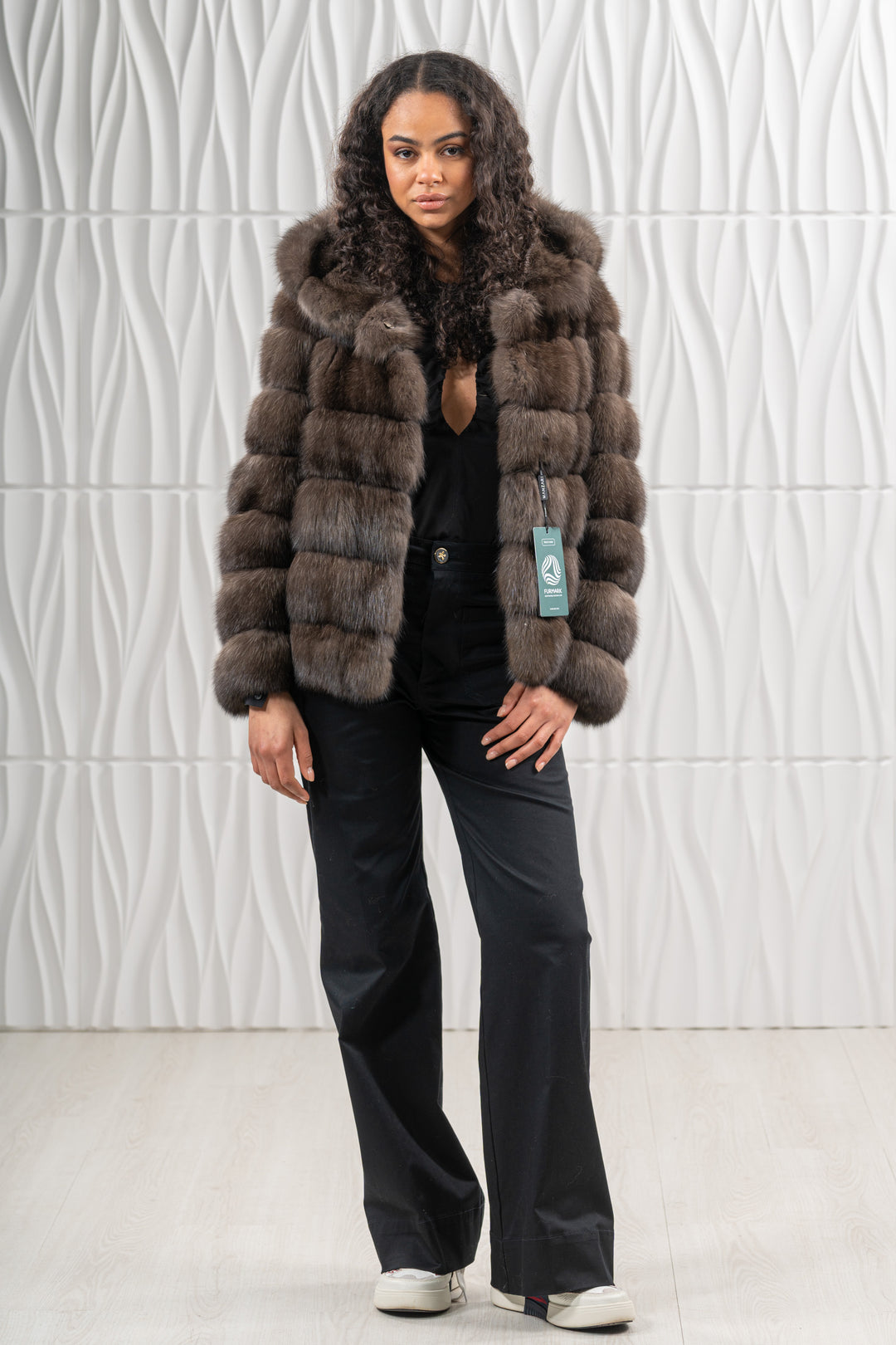 High-quality sable fur coat for luxury lovers