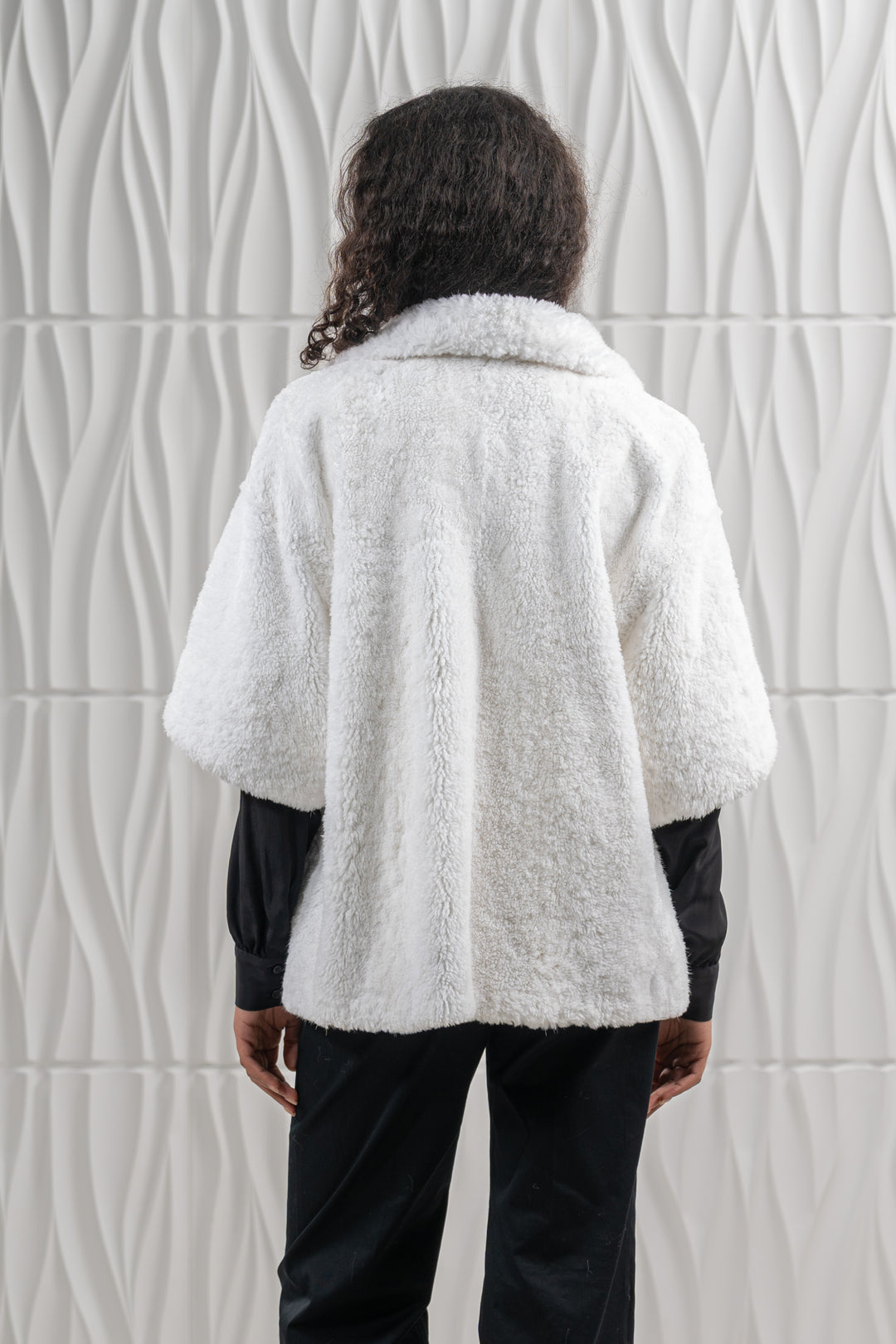 Classic White Mink fur coat by manzari