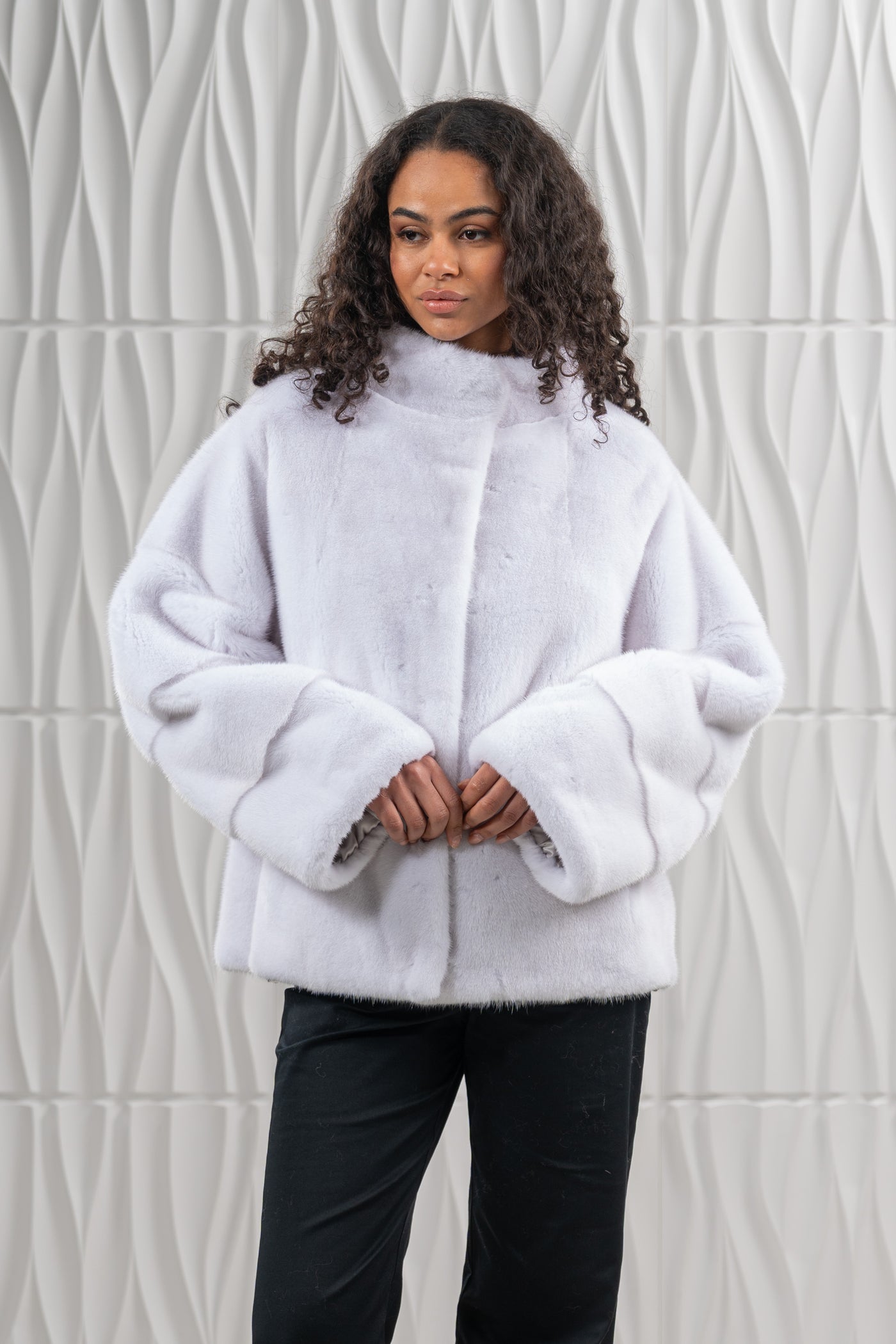 Classic mink fur coat by manzari