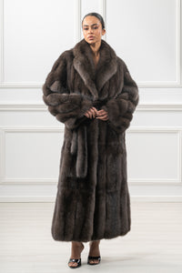 Exclusive Carbonio Russian sable fur coat by manzari
