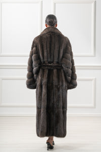 Manzari Carbonio Russian sable fur coat for a timeless look