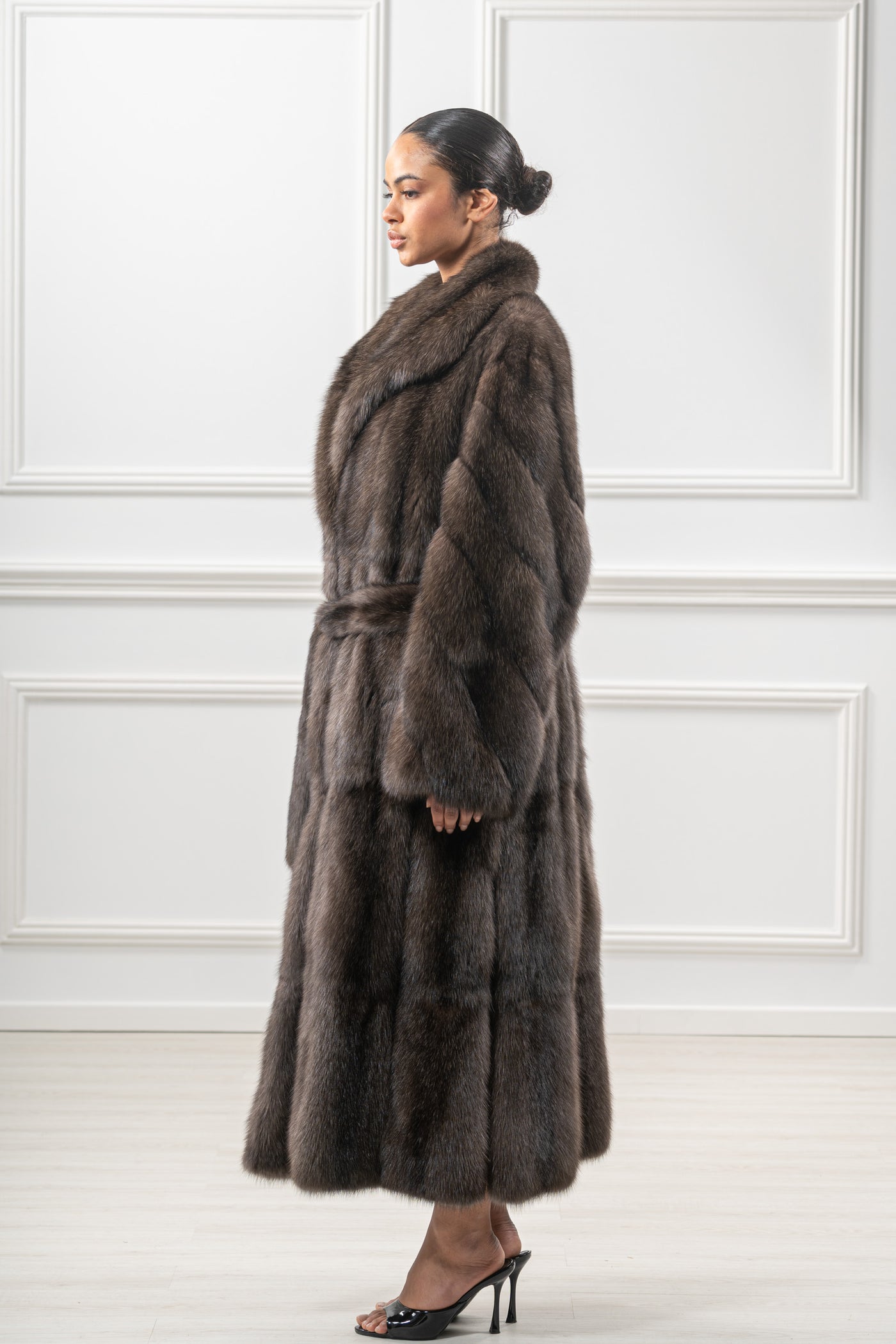 Exclusive russian sable fur coat by manzari
