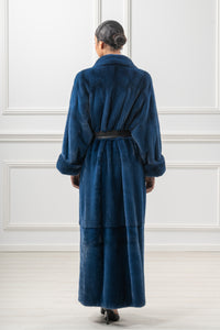 Exclusive Blue Sky Mink fur coat by manzari