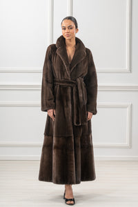 Exclusive Star Light Mink fur coat by manzari