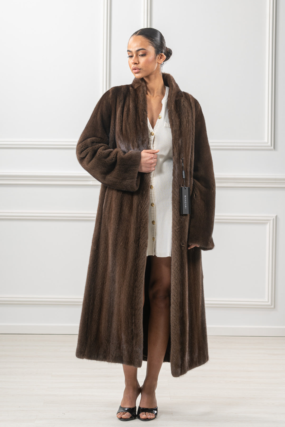 High-quality Star Light Mink fur coat for luxury lovers