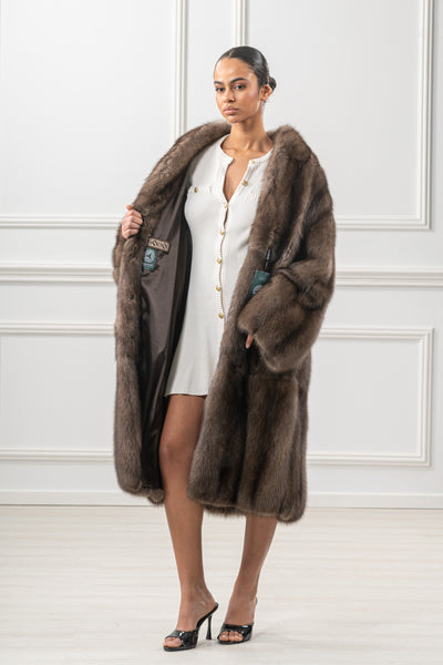 Exclusive russian sable fur coat by manzari