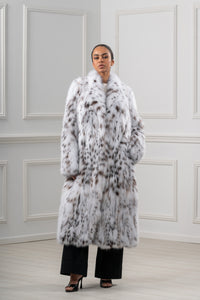 Bobcat Full Belly Natural Long Hair Coat L/O 0910?21M492