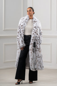 Bobcat Full Belly Natural Long Hair Coat L/O 0910?21M492