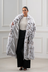 Bobcat Full Belly Natural Long Hair Coat L/O 0910?21M492