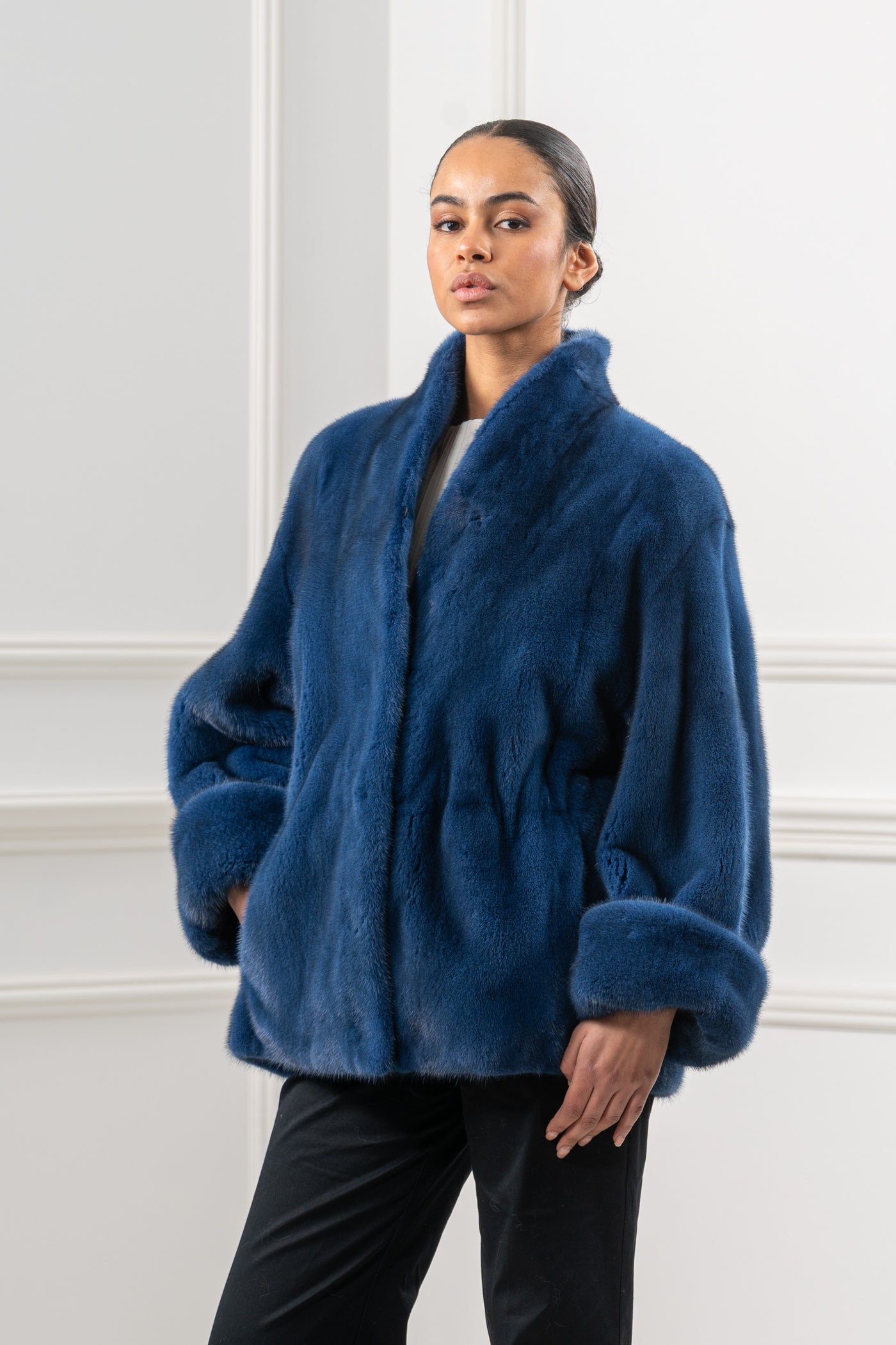 Premium mink fur coat for a sophisticated style
