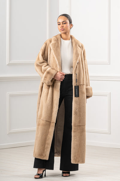 High-quality mink fur coat for luxury lovers
