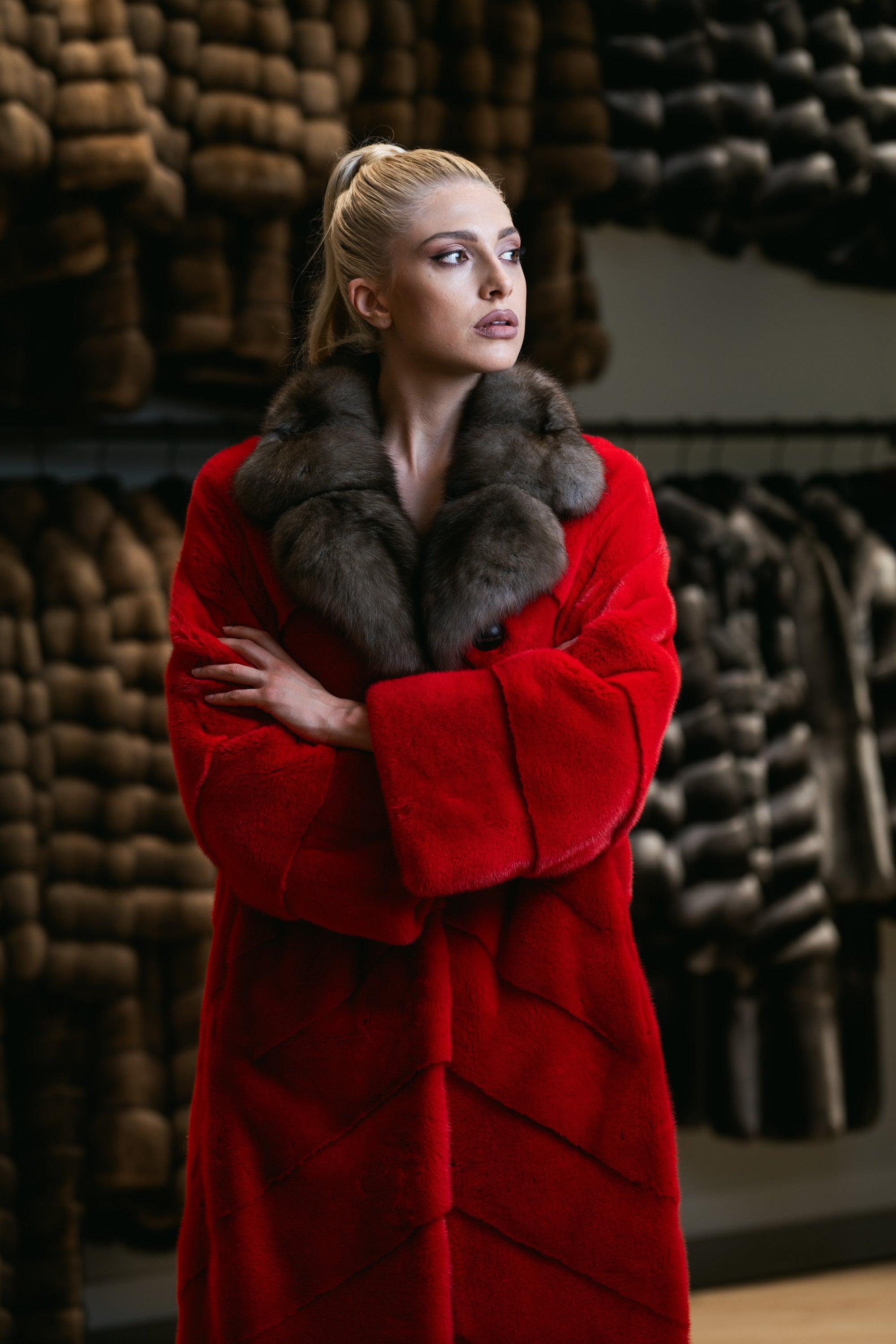 Greek fur hot sale coats online