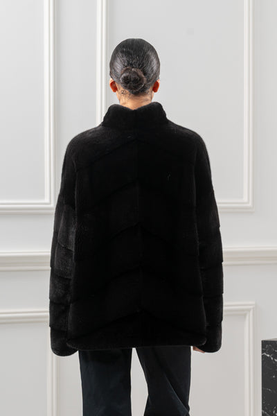 High-quality mink fur coat for luxury lovers