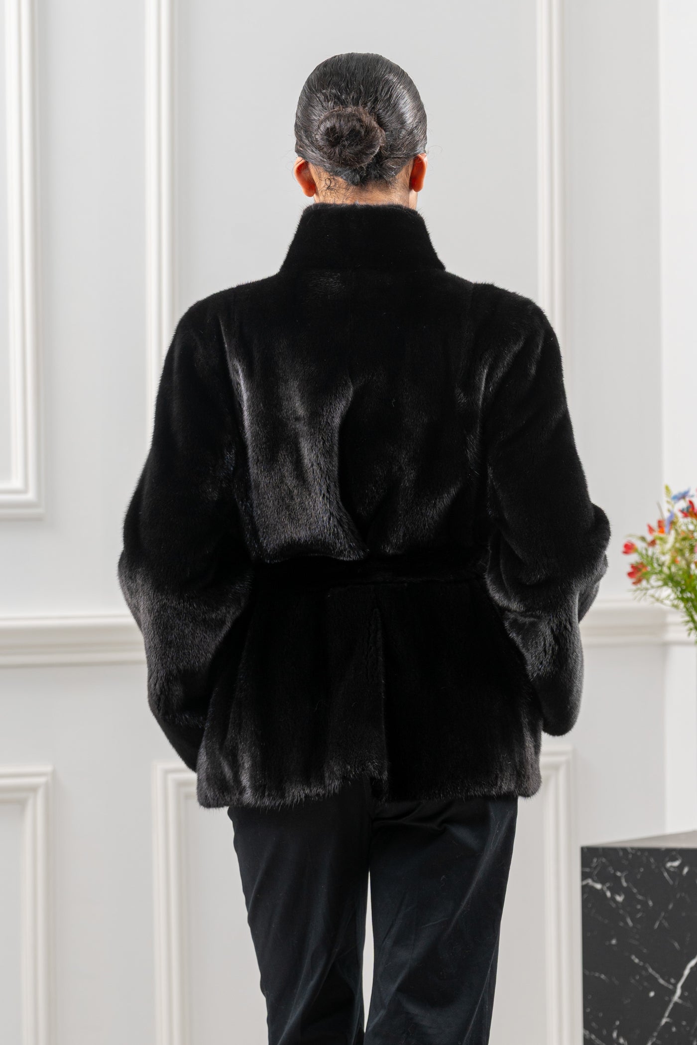 Classic mink fur coat by manzari
