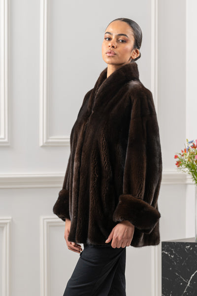 Exclusive mink fur coat by manzari