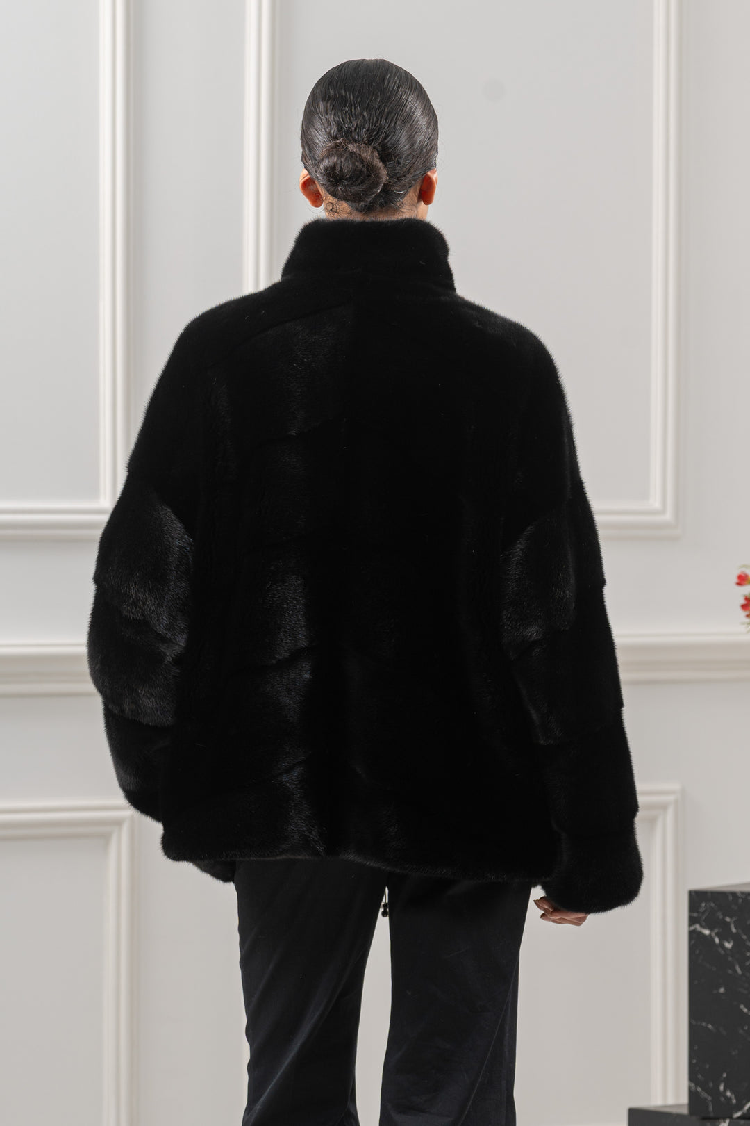 Elegant Blackglama Mink fur coat for a refined look