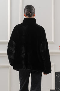Elegant Blackglama Mink fur coat for a refined look