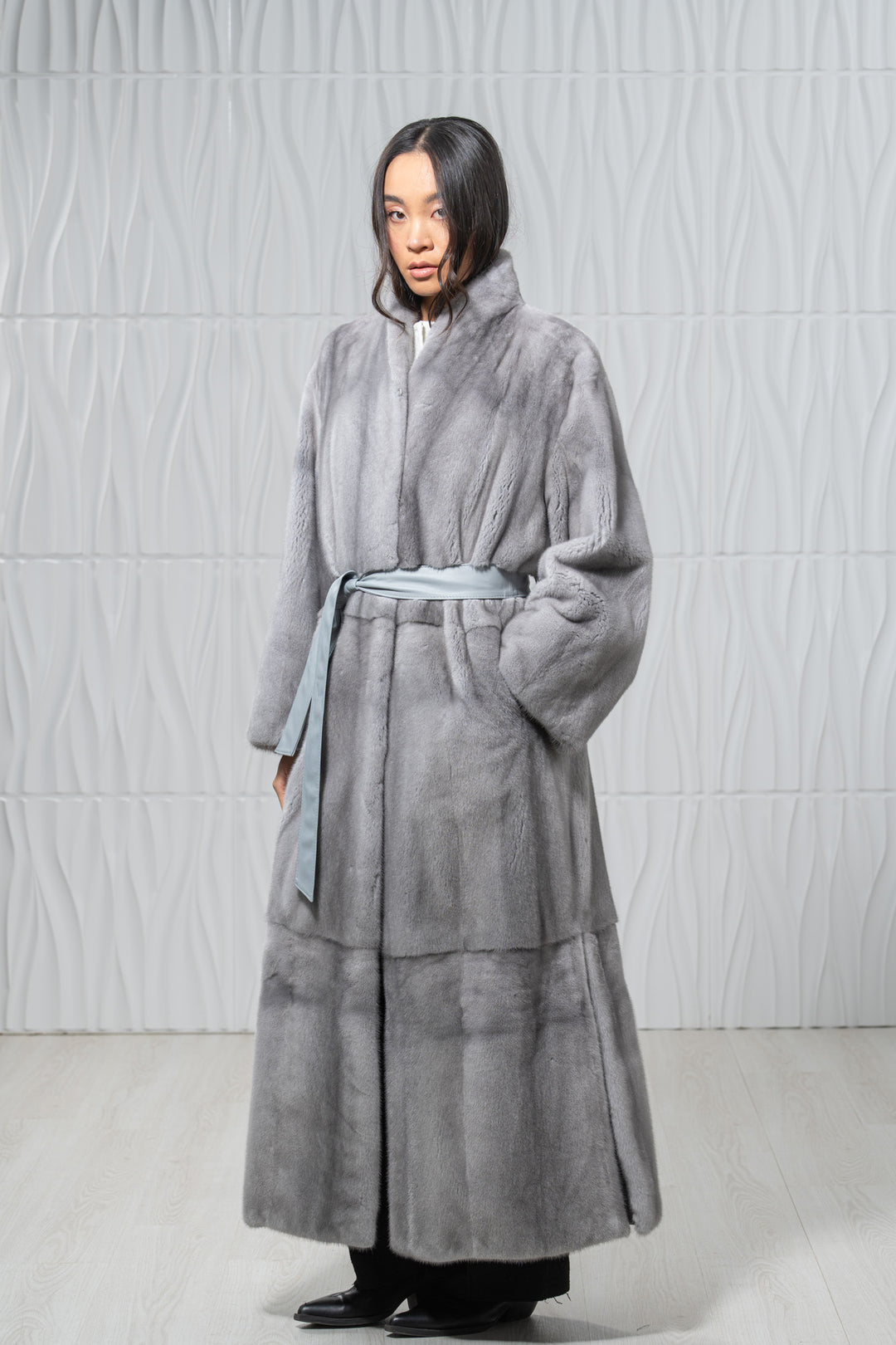 Sapphire Mink Fur Coat - Women&