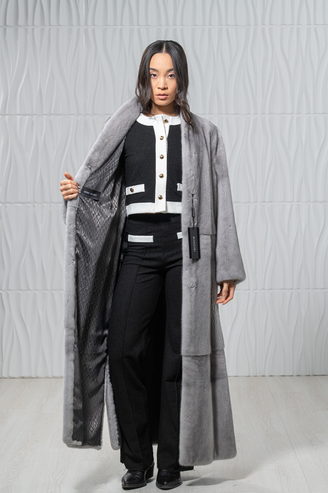 Sapphire Mink Fur Coat - Women&